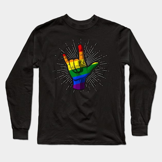 Pride LGBT Lesbian Gay Bisexual Transgender Love Gift Long Sleeve T-Shirt by teeleoshirts